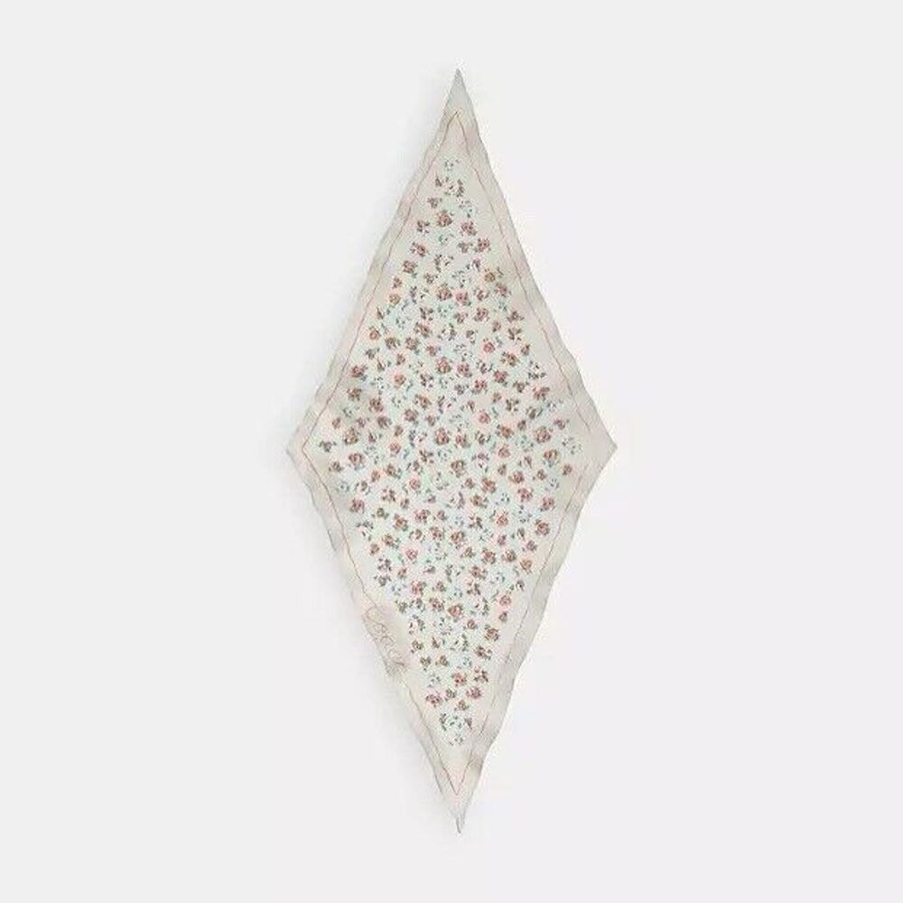 NWT Coach Bundle Georgia Satchel Bag CR156 Leather Bluebell & Cq722 Silk Scarf - Picture 6 of 12